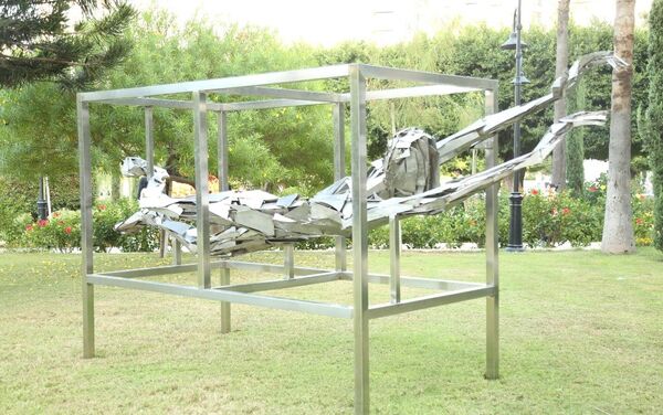 حديقة تتحول إلى معرض فني في بيروت - سبوتنيك عربي