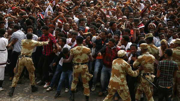 تظاهرات احتجاجية لشعب الأورومو في إثيوبيا - سبوتنيك عربي
