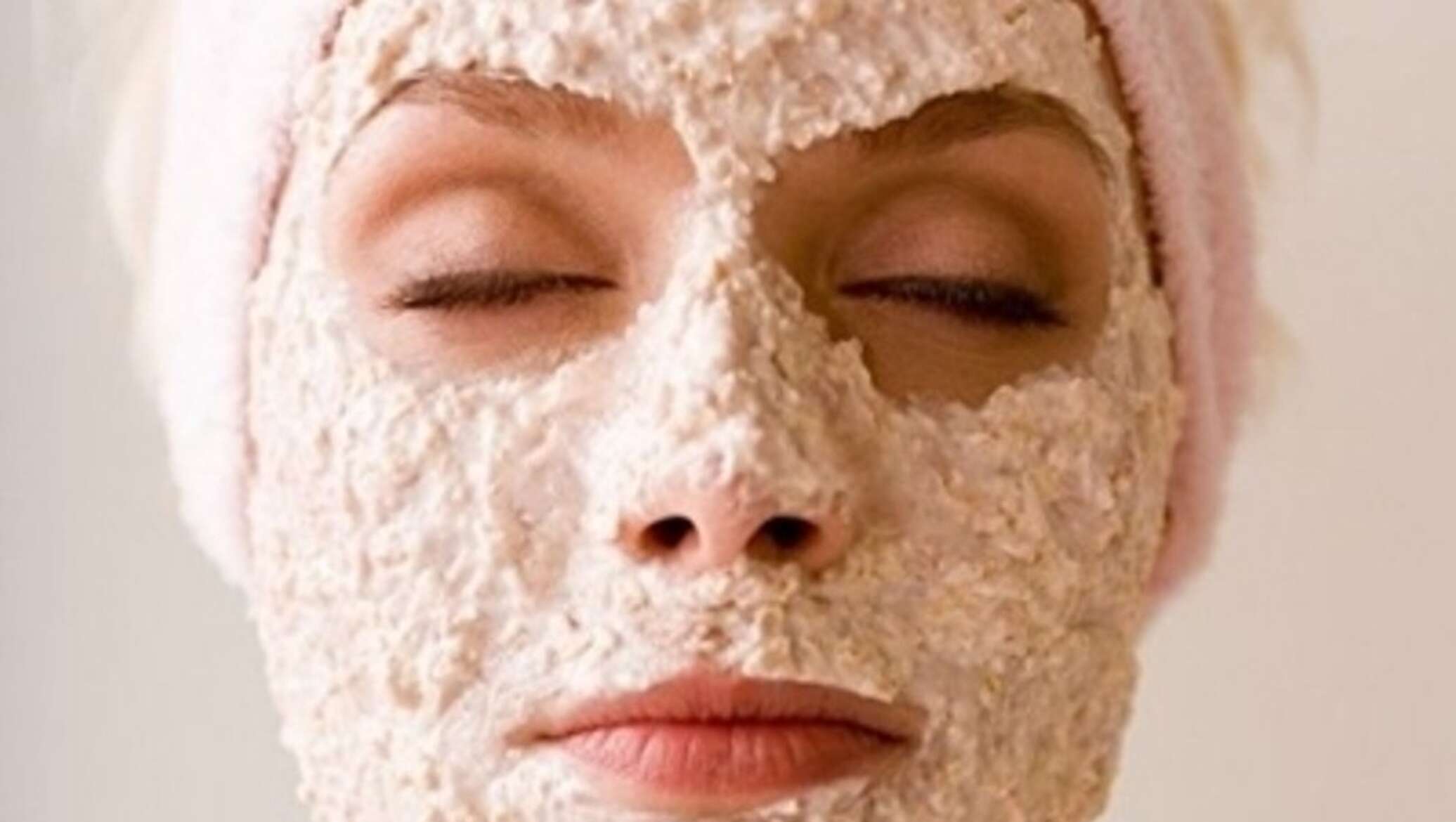 Рисовая маска для лица от морщин