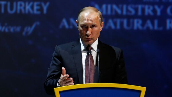 بوتين في مؤتمر الطاقة العالمي في اسطنبول - سبوتنيك عربي