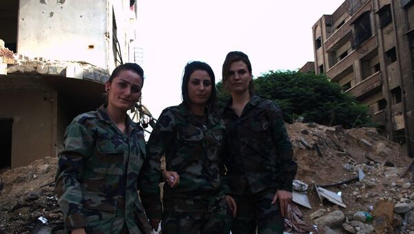 النساء السوريات على جبهات القتال - سبوتنيك عربي