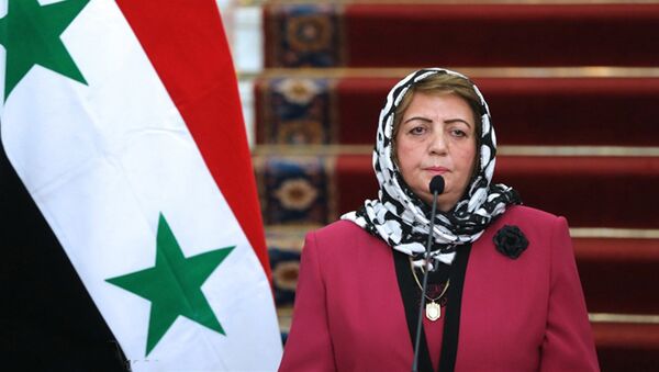 رئيسة مجلس الشعب السوري هدية عباس - سبوتنيك عربي