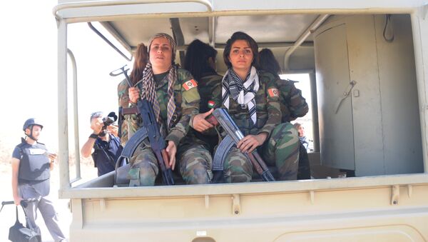 قوات البيشمركة أثناء عملية تحرير الموصل - سبوتنيك عربي