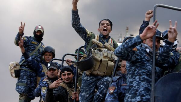 عملية عسكرية لقوات الجيش العراقي في منطقة القيارة في العراق - سبوتنيك عربي