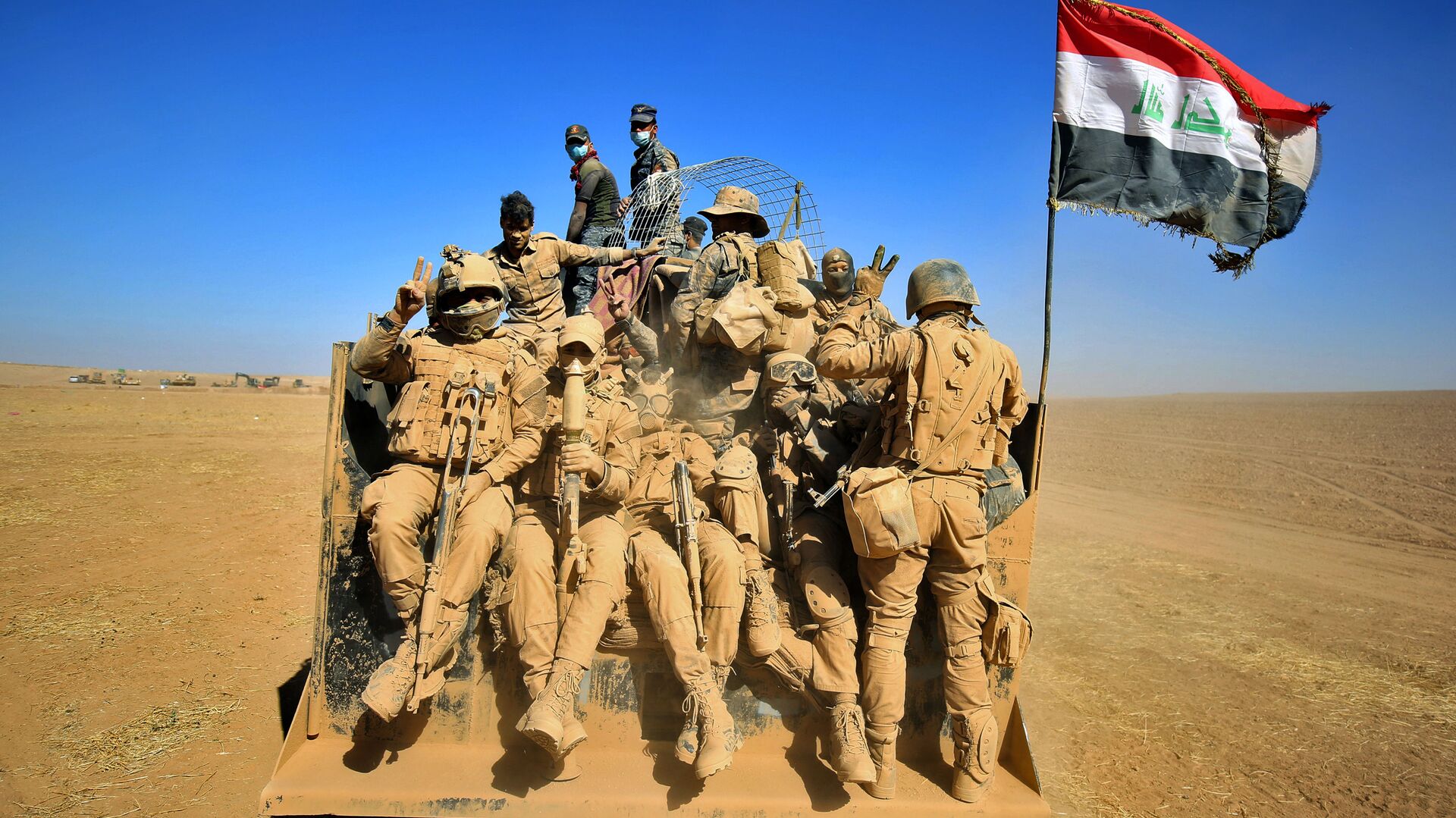 عملية عسكرية لقوات الجيش العراقي في منطقة القيارة في العراق - سبوتنيك عربي, 1920, 02.09.2021