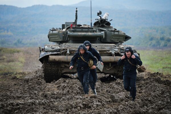 تدريبات طواقم الدبابات في الشيشان - سبوتنيك عربي