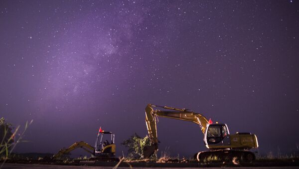صورة لمجموعة درب التبانة في السماء واضحة ليلاً، ميانمار. - سبوتنيك عربي