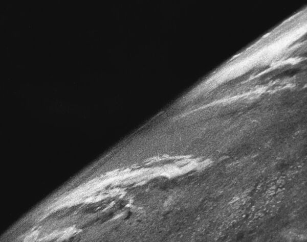 أول صورة لكوكب الأرض التقطت في 24 أكتوبر/ تشرين الأول 1946، وذلك عند إنطلاق صاروخ أمريكي V-2 rocket - سبوتنيك عربي