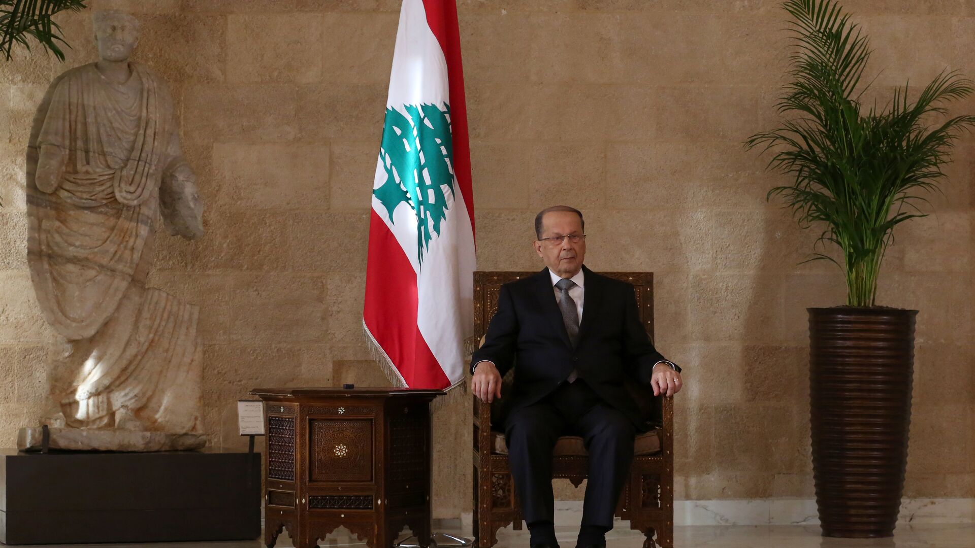الرئيس اللبناني ميشال عون - سبوتنيك عربي, 1920, 25.12.2021