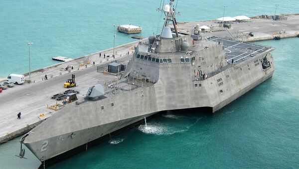 صورة لسفن حربية للبحرية الأمريكية من نفس طراز USS Montgomery - سبوتنيك عربي