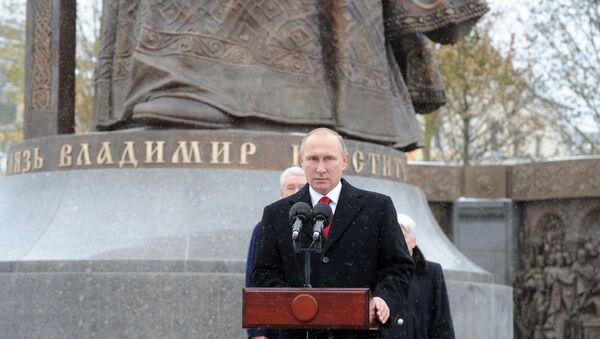 بوتين يحضر حفل افتتاح الأمير فلاديمير - سبوتنيك عربي