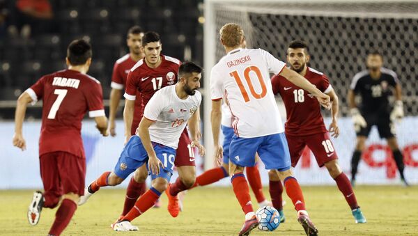 مباراة قطر وروسيا - سبوتنيك عربي