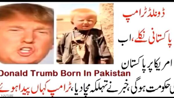 القناة قالت في تقريرها إن ترامب ولد في باكستان - سبوتنيك عربي
