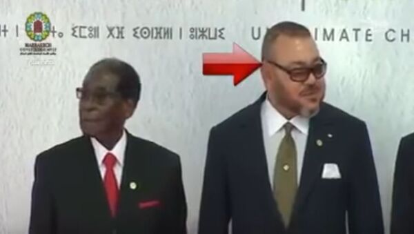 ملك المغرب ورئيس زيمبابوي - سبوتنيك عربي
