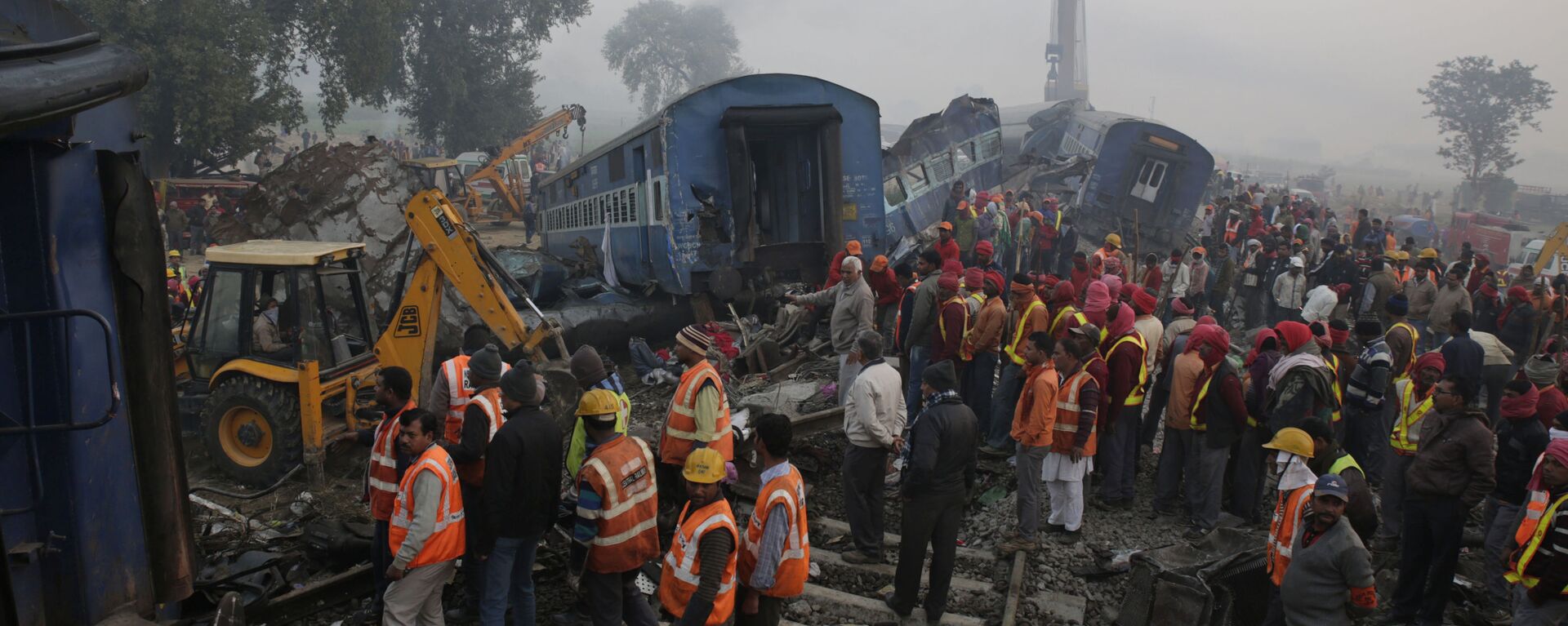 حادث تحطم قطار بعد عن خرج عن مسار السكة الحديدية في الهند، 21 نوفمبر/ تشرين الثاني 2016 - سبوتنيك عربي, 1920, 02.06.2023