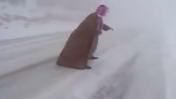 سعودي يتزحلق على الجليد - سبوتنيك عربي