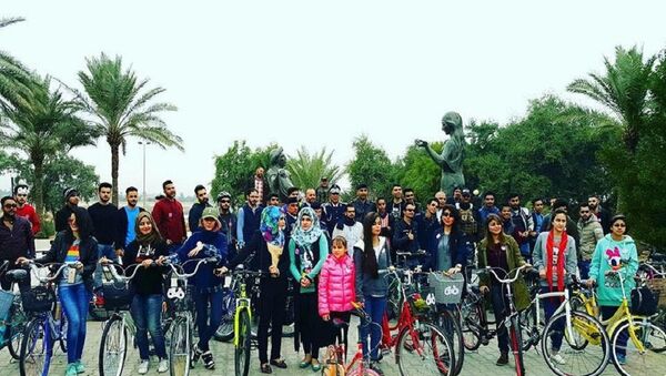 فتيات بغداد في سباق دراجات - سبوتنيك عربي