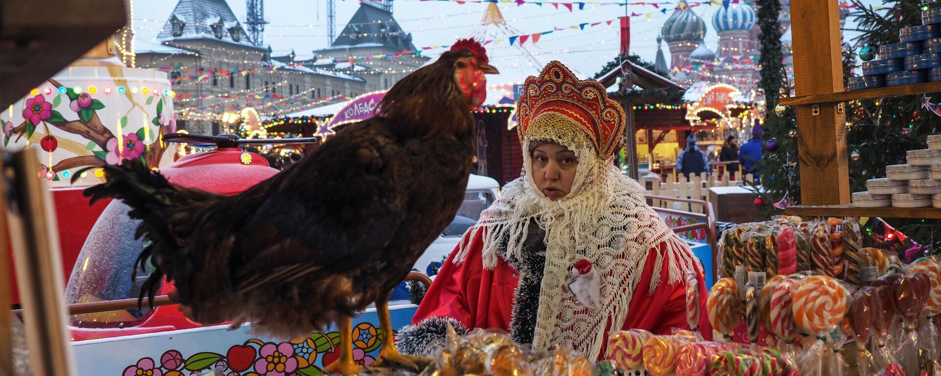 مهرجان أعياد رأس السنة على الساحة الحمراء في موسكو، روسيا 7 ديسمبر/ كانون الأول 2016 - سبوتنيك عربي, 1920, 14.01.2022