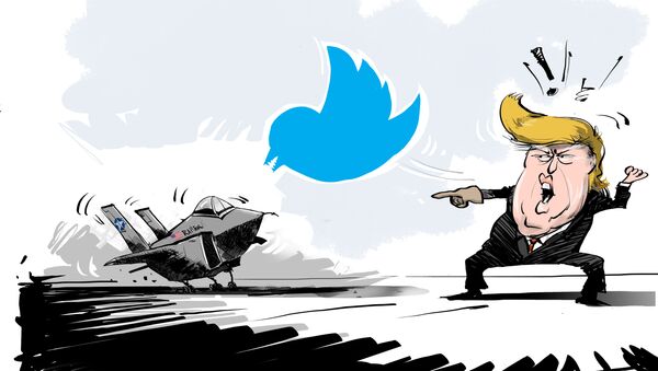 تغريدة ترامب تلحق خسائر فادحة بالشركة المصنعة لمقاتلات إف- 35 - سبوتنيك عربي