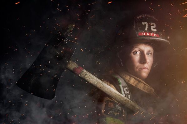 امرأة إطفاء الحريق، أوهايو، الولايات المتحدة - سبوتنيك عربي