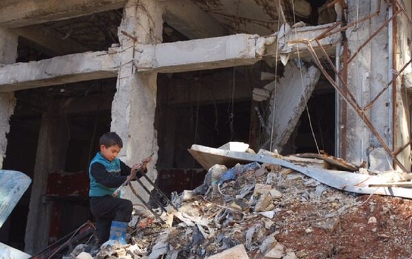 أطفال حلب - سبوتنيك عربي