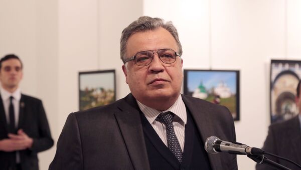 مقتل السفير الروسي في أنقرة، تركيا - سبوتنيك عربي