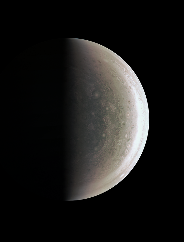 صورة لكوكب المشتري من قبل جهاز جونو - سبوتنيك عربي