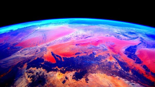 صورة لكوكب الأرض من محطة الفضاء الدولية، الصورة لرائد الفضاء الدولية سكوت كيلي - سبوتنيك عربي