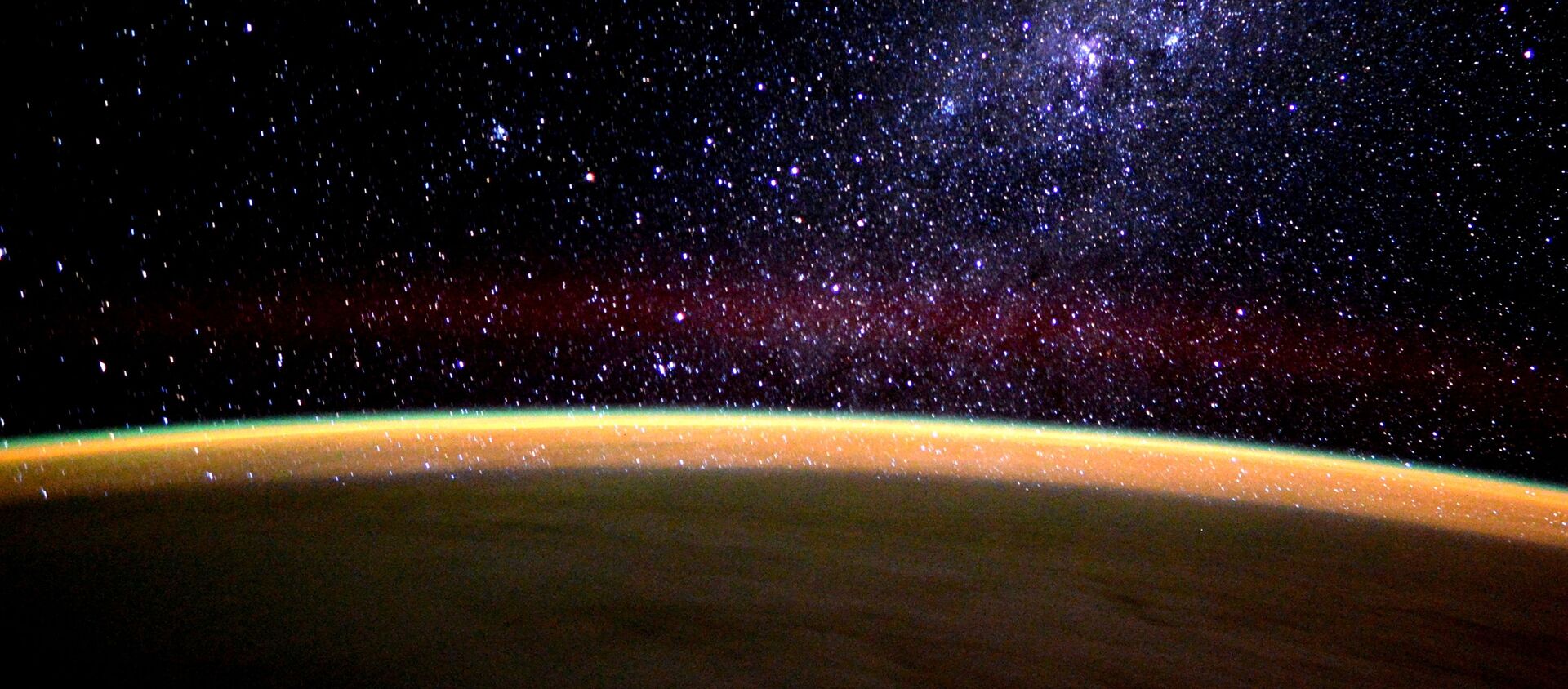 صورة لمجرة درب التبانة، التقطها رائد الفضاء الأمريكي تيم بيك - سبوتنيك عربي, 1920, 14.06.2021