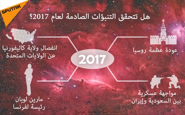 هل تتحقق التنبؤات الصادمة لعام 2017 - سبوتنيك عربي