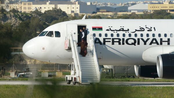 الطائرة الليبية المخطوفة - سبوتنيك عربي