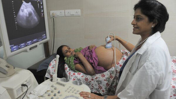 Expectant mother. India (File) - سبوتنيك عربي