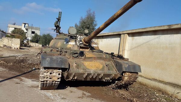 دبابة للجيش العربي السوري - سبوتنيك عربي