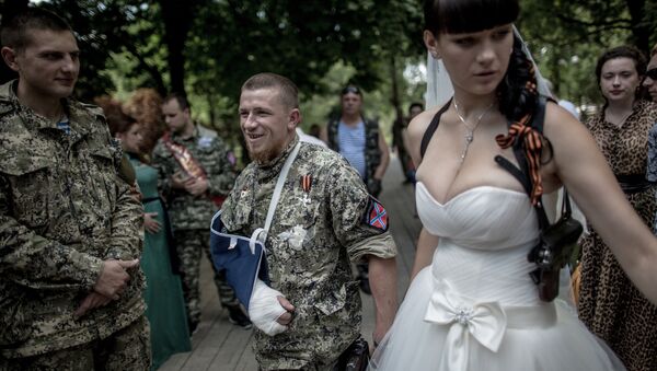 First marriage registered in Novorossiya (New Russia) - سبوتنيك عربي