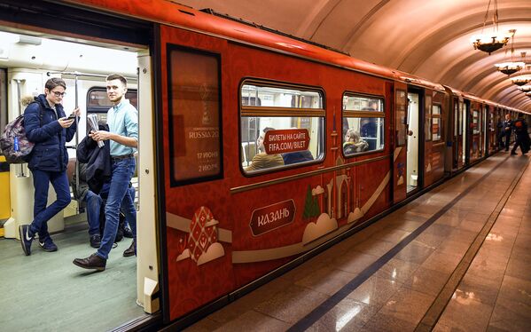 القطار الجديد المخصص لكأس القارات في روسيا لعام 2017 - سبوتنيك عربي