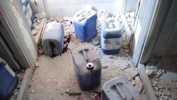سبوتنيك تكشف حقيقة المواد الكيماوية التي استخدمها المسلحون في حلب - سبوتنيك عربي