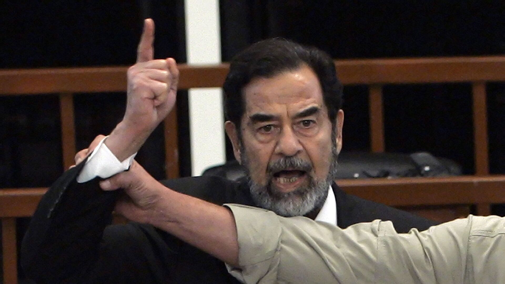 الرئيس العراقي السابق صدام حسين أثناء محاكته، 5 نوفمبر/ تشرين الثاني 2006 - سبوتنيك عربي, 1920, 23.06.2021