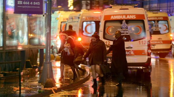 اللحظات الأولى للهجوم الأرهابي على ملهى ليلي باسطنبول - سبوتنيك عربي