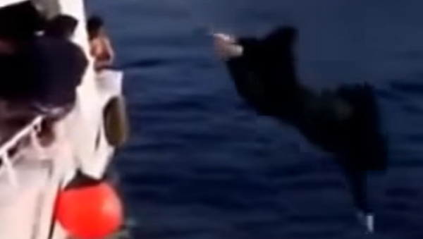فتاة سعودية تلقي بنفسها في البحر - سبوتنيك عربي