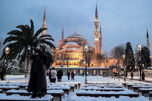 مسجد السلطان أحمد (الجامع الأزرق) في اسطنبول - سبوتنيك عربي