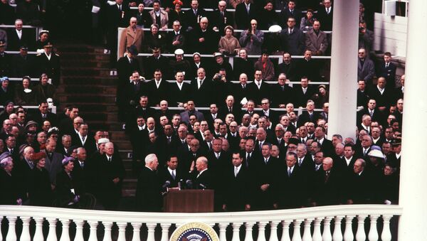 مراسم تنصيب الرئيس الأمريكي دوايت أيزنهاور (الرابع والثلاثون)، واشنطن يناير/ كانون الأول 1957 - سبوتنيك عربي