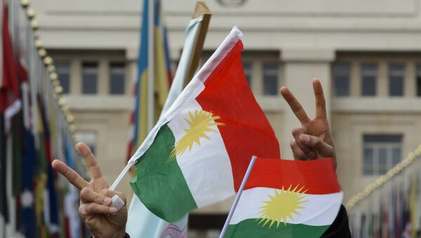 علم كردستان - سبوتنيك عربي