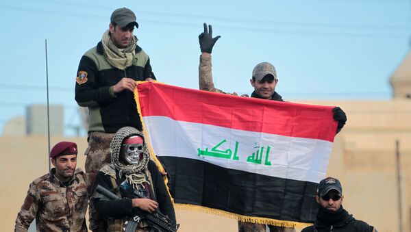 القوات العراقية تحرر شرق الموصل، العراق 18 يناير/ كانون الثاني 2017 - سبوتنيك عربي