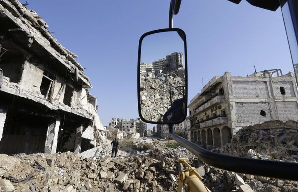 منزل مهدم في حلب - سبوتنيك عربي