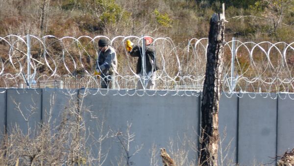 جدار تركيا العازل على الحدود السورية - سبوتنيك عربي
