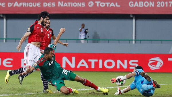 مباراة منتخب مصر والمغرب - سبوتنيك عربي