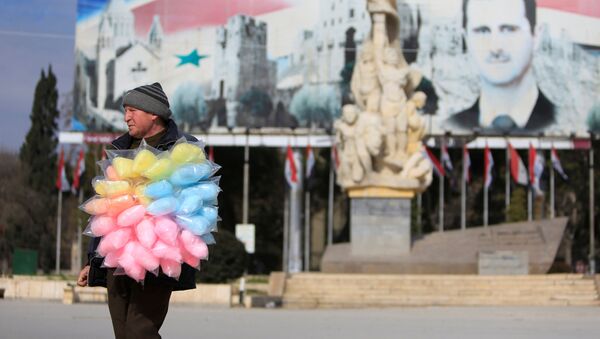 بائع في حلب، سوريا 30 يناير/ كانون الثاني 2017 - سبوتنيك عربي