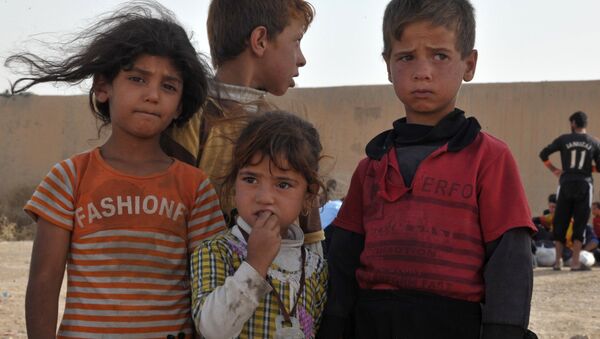 أطفال العراق الهاربين من داعش - سبوتنيك عربي