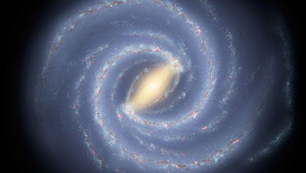 رسم توضيحي لفنان لمجرة درب التبانة (Milky Way) - سبوتنيك عربي