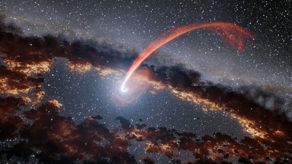 صورة لثقب أسود يبتلع نجماً - سبوتنيك عربي